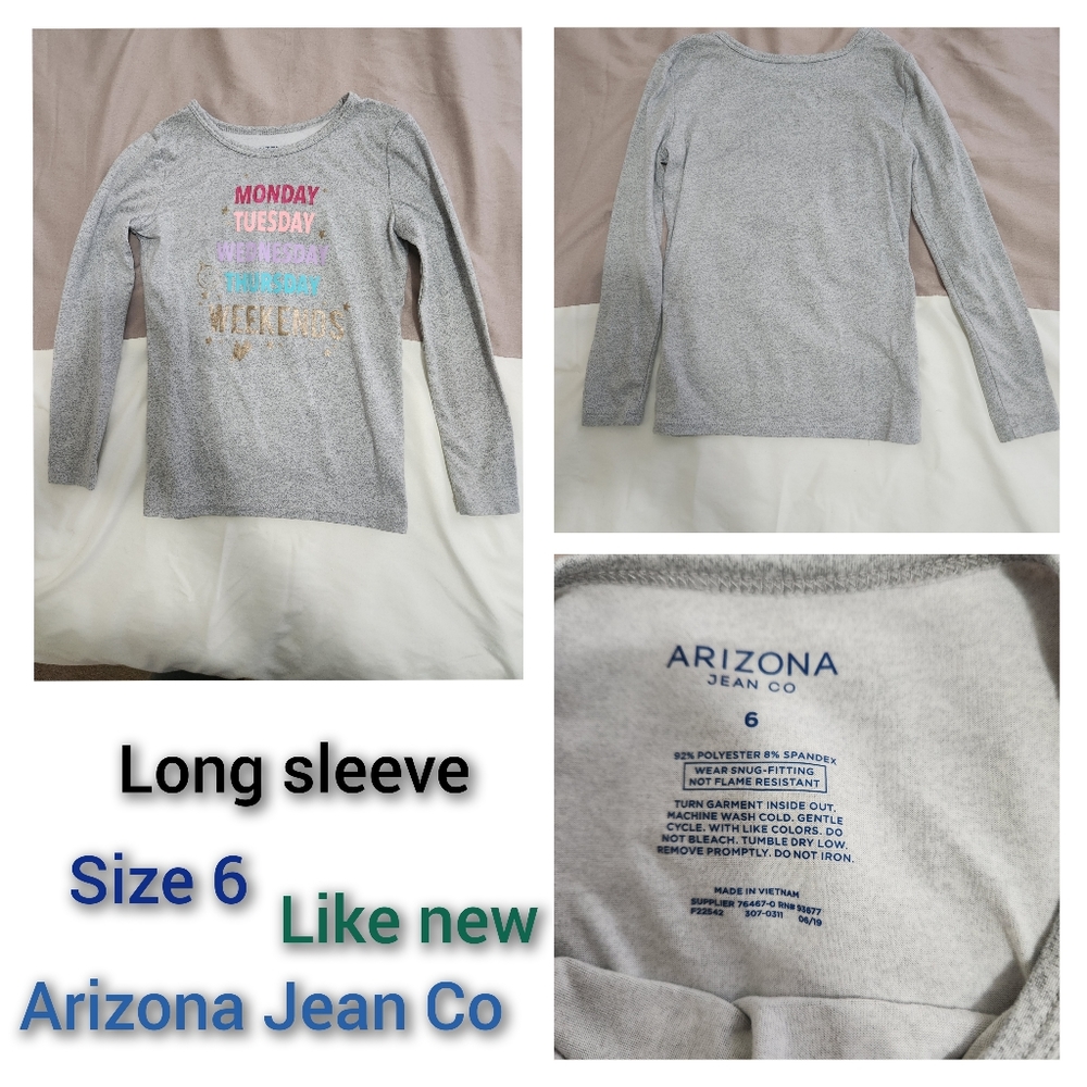 3 Pair Bundle: Size 6 Long Sleeve Shirt